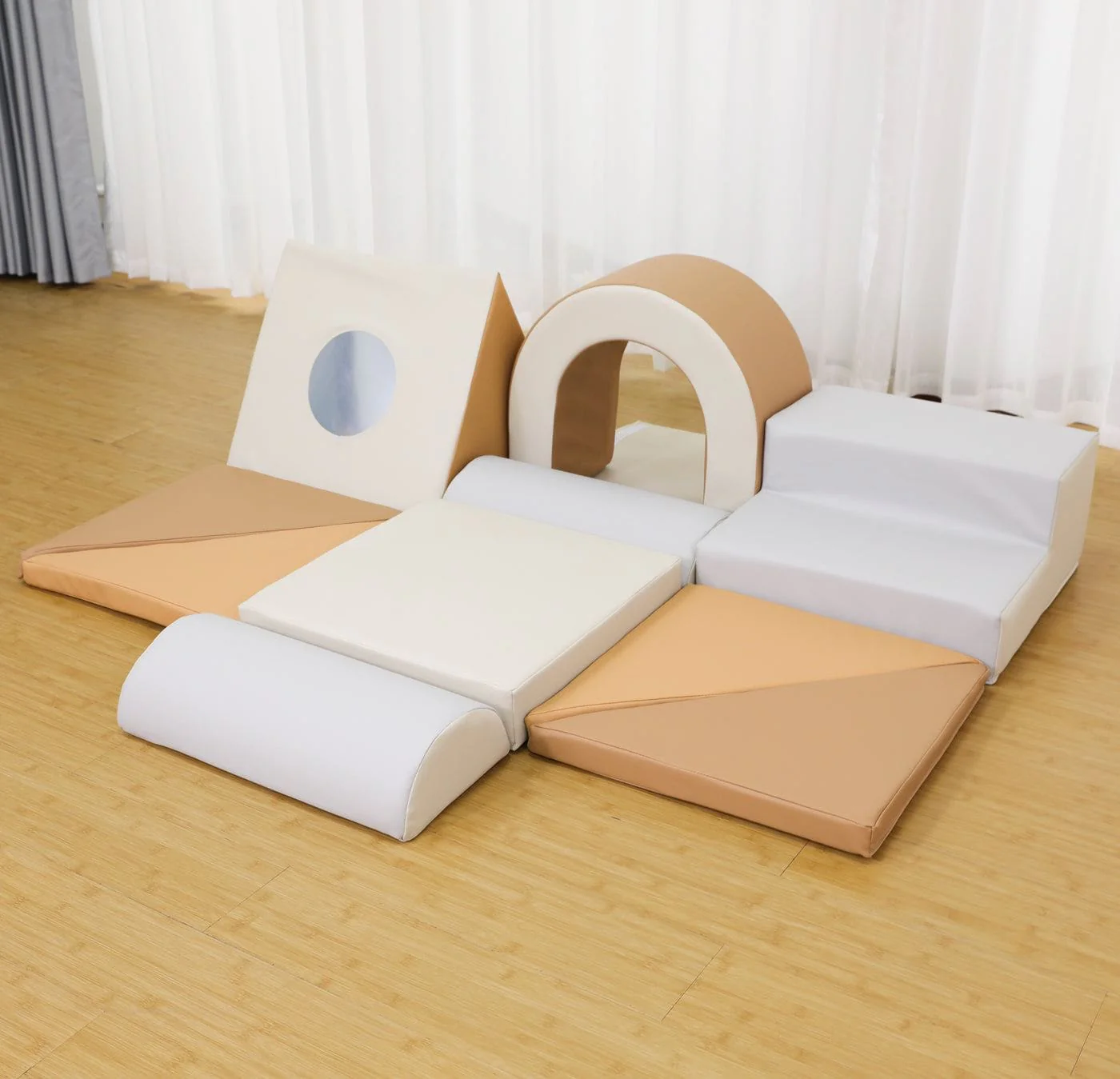MEMAX Soft Climber with Arch and Mirror - 10 Pieces - Image 11