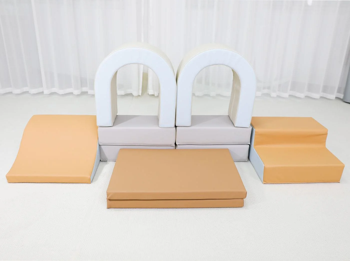 Montessori Soft Climber with Double Arches - 10 Pieces - Image 7