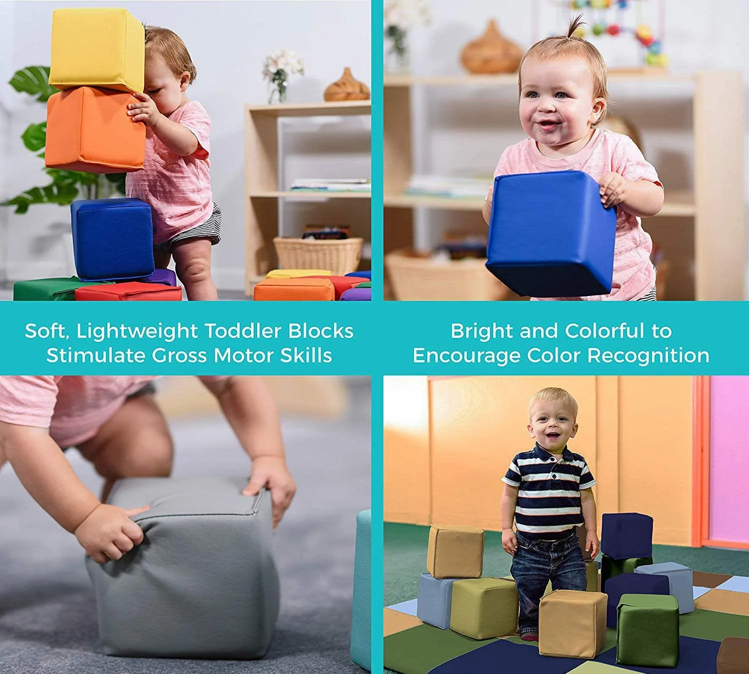 MEMAX Soft Building Blocks - 12 Piece - Image 3