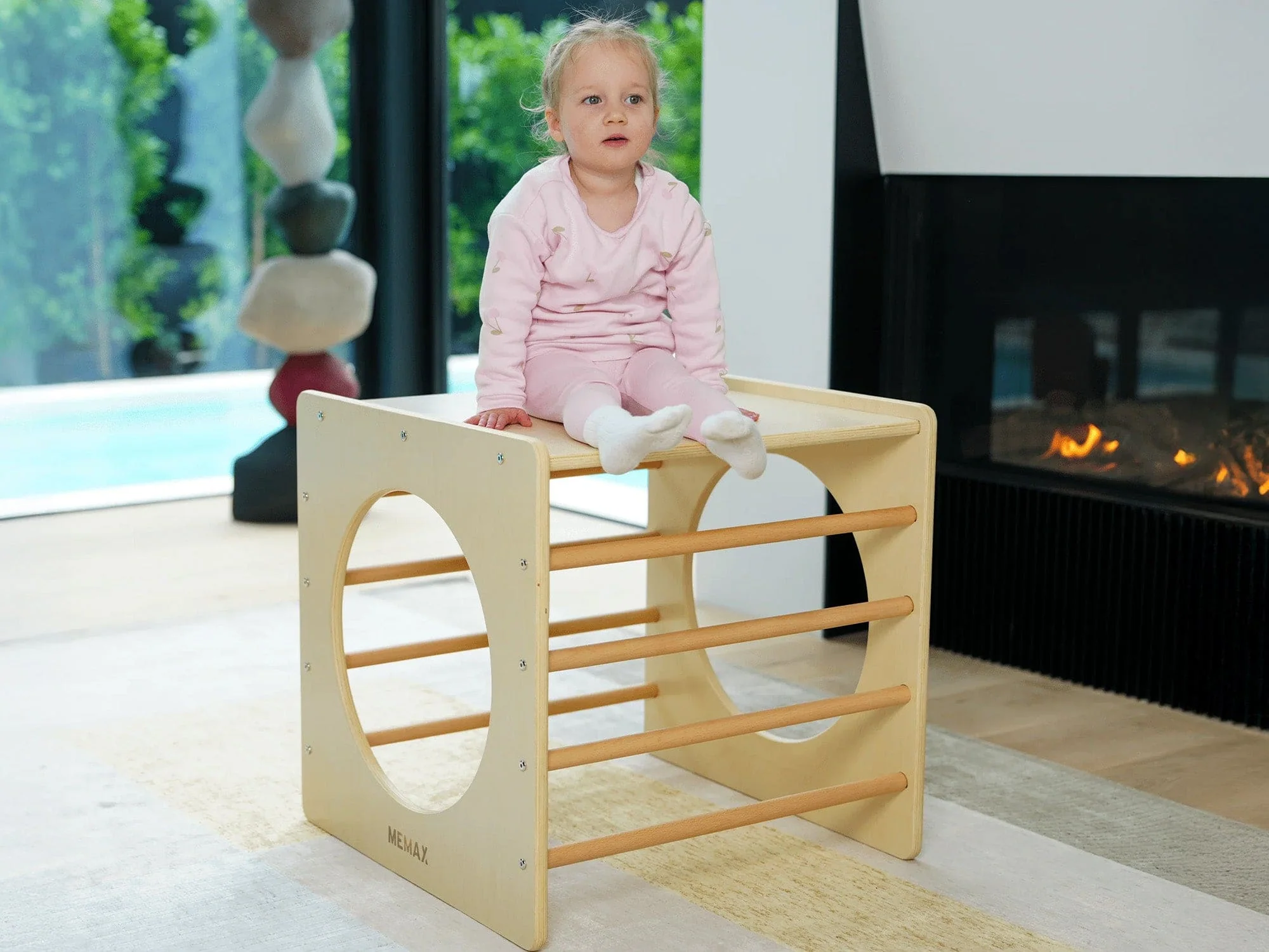 MEMAX Wooden Climbing Cube - Cube Only - Image 5